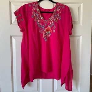 Johnny Was short sleeve tunic